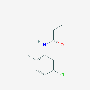 molecular formula C11H14ClNO B312682 N-(5-chloro-2-methylphenyl)butanamide 
