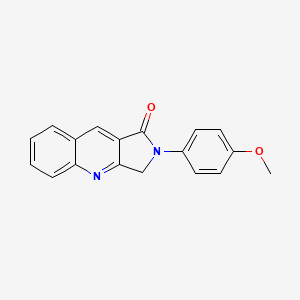 2-(4-methoxyphenyl)-2,3-dihydro-1H-pyrrolo[3,4-b]quinolin-1-one