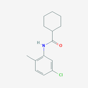 molecular formula C14H18ClNO B312685 N-(5-chloro-2-methylphenyl)cyclohexanecarboxamide 