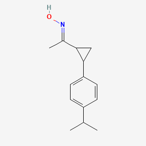1-[2-(4-Isopropylphenyl)cyclopropyl]-1-ethanone oxime