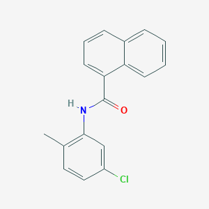 molecular formula C18H14ClNO B312686 N-(5-chloro-2-methylphenyl)-1-naphthamide 