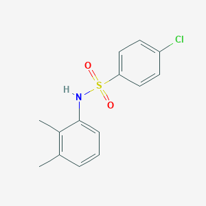 molecular formula C14H14ClNO2S B312693 4-chloro-N-(2,3-dimethylphenyl)benzenesulfonamide 