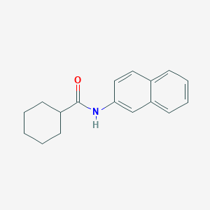 molecular formula C17H19NO B312701 N-(naphthalen-2-yl)cyclohexanecarboxamide 