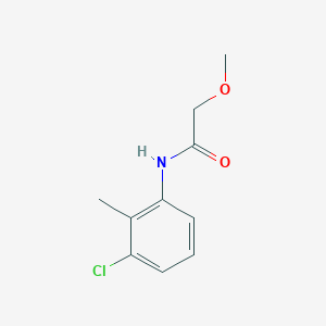 molecular formula C10H12ClNO2 B312704 N-(3-chloro-2-methylphenyl)-2-methoxyacetamide 