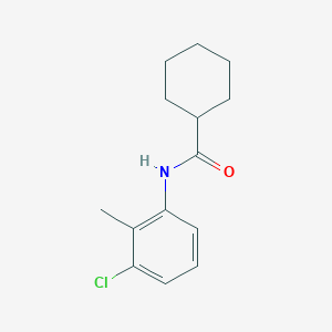 molecular formula C14H18ClNO B312705 N-(3-chloro-2-methylphenyl)cyclohexanecarboxamide 