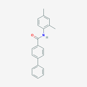 molecular formula C21H19NO B312709 N-(2,4-dimethylphenyl)[1,1'-biphenyl]-4-carboxamide 