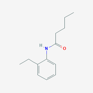 molecular formula C13H19NO B312712 N-(2-ethylphenyl)pentanamide 