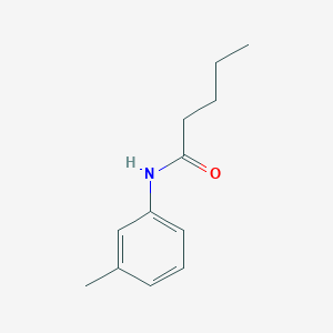 molecular formula C12H17NO B312713 N-(3-methylphenyl)pentanamide 