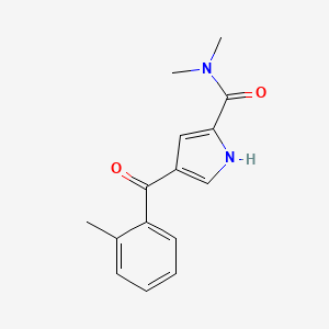 N,N-dimethyl-4-(2-methylbenzoyl)-1H-pyrrole-2-carboxamide