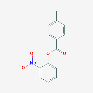 molecular formula C14H11NO4 B312723 2-Nitrophenyl 4-methylbenzoate 