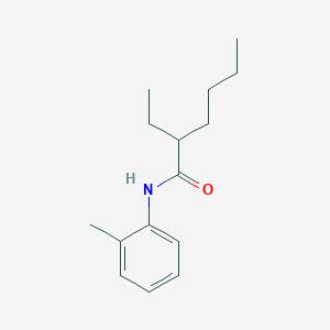 molecular formula C15H23NO B312729 2-ethyl-N-(2-methylphenyl)hexanamide 