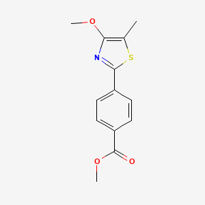 Methyl 4-(4-methoxy-5-methyl-1,3-thiazol-2-yl)benzoate