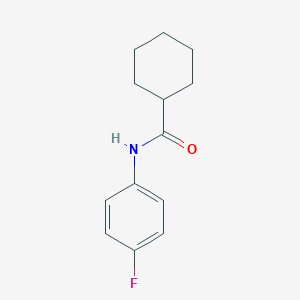 molecular formula C13H16FNO B312733 N-(4-fluorophenyl)cyclohexanecarboxamide 