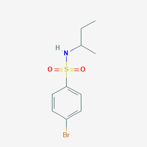 molecular formula C10H14BrNO2S B312746 4-bromo-N-(sec-butyl)benzenesulfonamide 
