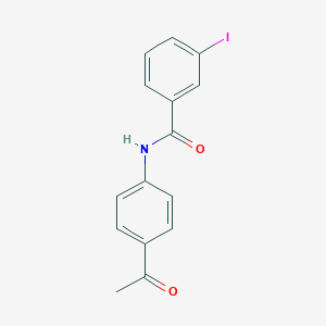 molecular formula C15H12INO2 B312750 N-(4-acetylphenyl)-3-iodobenzamide 
