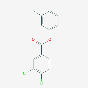 molecular formula C14H10Cl2O2 B312753 3-Methylphenyl3,4-dichlorobenzoate 