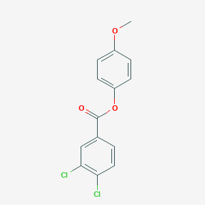 molecular formula C14H10Cl2O3 B312754 4-Methoxyphenyl 3,4-dichlorobenzoate 