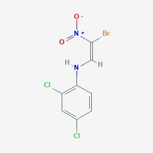 N-[(E)-2-bromo-2-nitroethenyl]-2,4-dichloroaniline