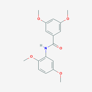 molecular formula C17H19NO5 B312761 N-(2,5-dimethoxyphenyl)-3,5-dimethoxybenzamide 