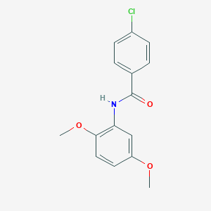 molecular formula C15H14ClNO3 B312762 4-chloro-N-(2,5-dimethoxyphenyl)benzamide 