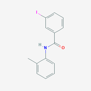 molecular formula C14H12INO B312766 3-iodo-N-(2-methylphenyl)benzamide 