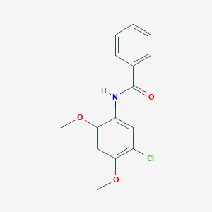 molecular formula C15H14ClNO3 B312767 N-(5-chloro-2,4-dimethoxyphenyl)benzamide 