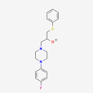 1-[4-(4-Fluorophenyl)piperazino]-3-(phenylsulfanyl)-2-propanol