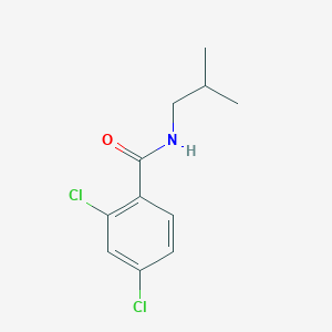 molecular formula C11H13Cl2NO B312769 2,4-dichloro-N-(2-methylpropyl)benzamide 