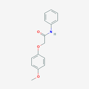 molecular formula C15H15NO3 B312770 2-(4-methoxyphenoxy)-N-phenylacetamide 