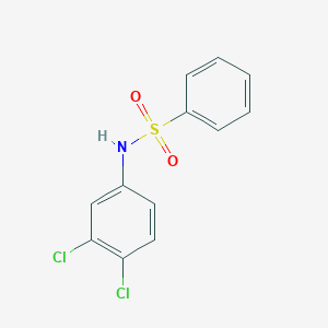 molecular formula C12H9Cl2NO2S B312771 N-(3,4-dichlorophenyl)benzenesulfonamide 
