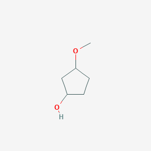molecular formula C6H12O2 B3127729 3-Methoxycyclopentan-1-ol CAS No. 338431-71-3