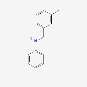 molecular formula C15H17N B3127737 4-甲基-N-(3-甲基苄基)苯胺 CAS No. 33863-78-4