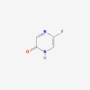 molecular formula C4H3FN2O B3127741 5-氟吡嗪-2(1H)-酮 CAS No. 33870-92-7