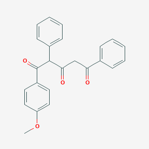 molecular formula C24H20O4 B312775 1-(4-Methoxyphenyl)-2,5-diphenyl-1,3,5-pentanetrione 