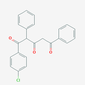 molecular formula C23H17ClO3 B312776 1-(4-Chlorophenyl)-2,5-diphenyl-1,3,5-pentanetrione 