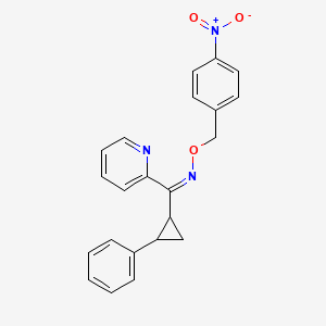 (2-phenylcyclopropyl)(2-pyridinyl)methanone O-(4-nitrobenzyl)oxime