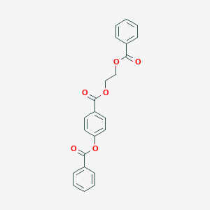 molecular formula C23H18O6 B312780 2-(Benzoyloxy)ethyl 4-(benzoyloxy)benzoate 