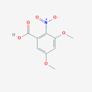 molecular formula C9H9NO6 B312781 3,5-Dimethoxy-2-nitrobenzoic acid 
