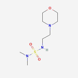molecular formula C8H19N3O3S B3127894 4-[2-(Dimethylsulfamoylamino)ethyl]morpholine CAS No. 338754-13-5
