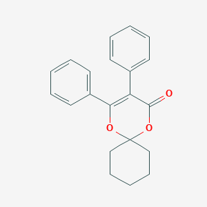 molecular formula C21H20O3 B312796 3,4-Diphenyl-1,5-dioxaspiro[5.5]undec-3-en-2-one 