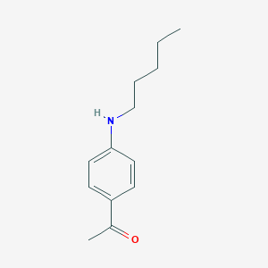 molecular formula C13H19NO B312804 1-[4-(Pentylamino)phenyl]ethanone 