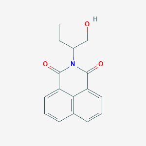 molecular formula C16H15NO3 B312807 2-[1-(hydroxymethyl)propyl]-1H-benzo[de]isoquinoline-1,3(2H)-dione 