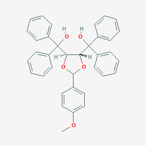 [5-[Hydroxy(diphenyl)methyl]-2-(4-methoxyphenyl)-1,3-dioxolan-4-yl](diphenyl)methanol