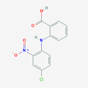 molecular formula C13H9ClN2O4 B031281 2-((4-クロロ-2-ニトロフェニル)アミノ)安息香酸 CAS No. 60091-87-4