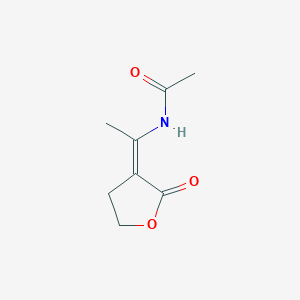 molecular formula C8H11NO3 B312811 N-[1-(2-oxodihydro-3(2H)-furanylidene)ethyl]acetamide 