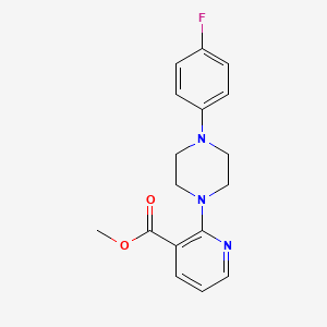 Methyl 2-[4-(4-fluorophenyl)piperazin-1-yl]pyridine-3-carboxylate