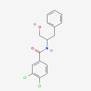 3,4-dichloro-N-(1-hydroxy-3-phenylpropan-2-yl)benzamide