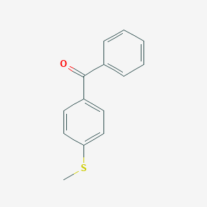 molecular formula C14H12OS B312869 4-(甲硫基)二苯甲酮 CAS No. 23405-48-3
