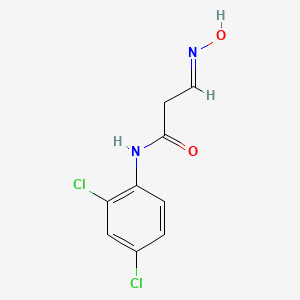 molecular formula C9H8Cl2N2O2 B3128835 N-(2,4-dichlorophenyl)-3-(hydroxyimino)propanamide CAS No. 338976-59-3