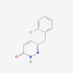 molecular formula C11H9ClN2O B3128930 6-(2-Chlorobenzyl)-3-pyridazinol CAS No. 339008-50-3